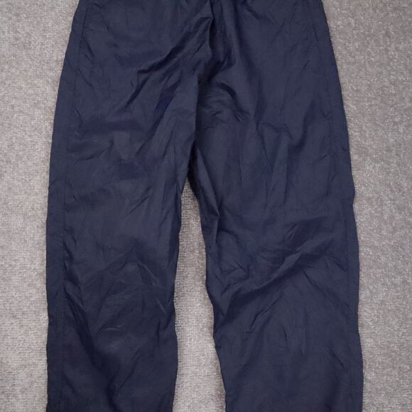 VTG 90s Nike Jogger Youth Small Navy Blue Elastic Drawstring Track Pants - Picture 5 of 10